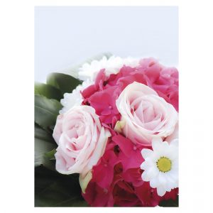 kukkapostikortti-ruusukimppu