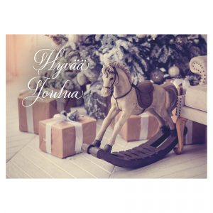tunnelmallinen-joulukortti-hevonen