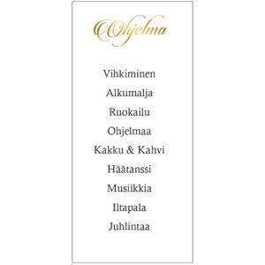 Ohjelma Deluxe 12 kpl
